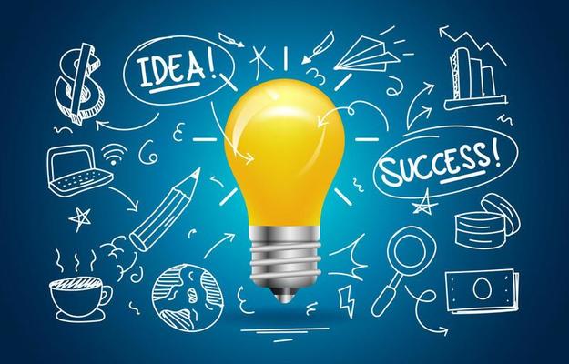 A team collaborating and brainstorming during the discovery phase.